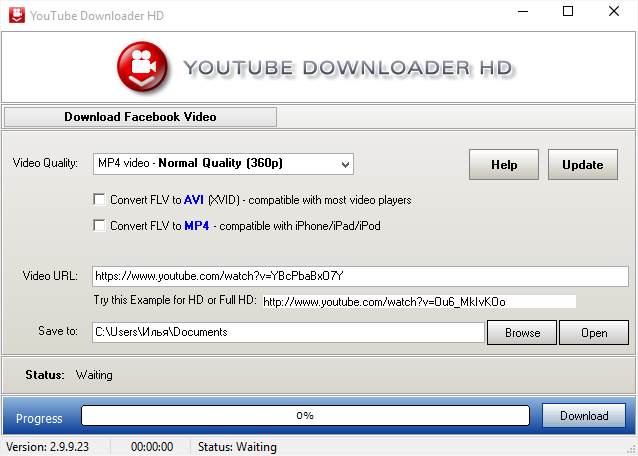 Программа для скачки видео с ютуба Youtube Downloader