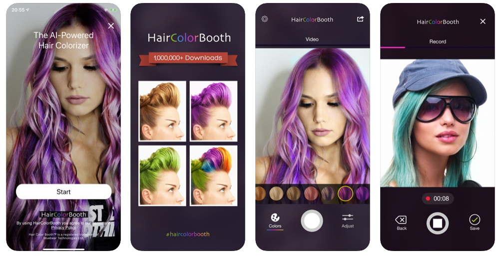 Изменяем цвет волос онлайн | Приложения-редакторы стиля прически для  Андроид и iOS
