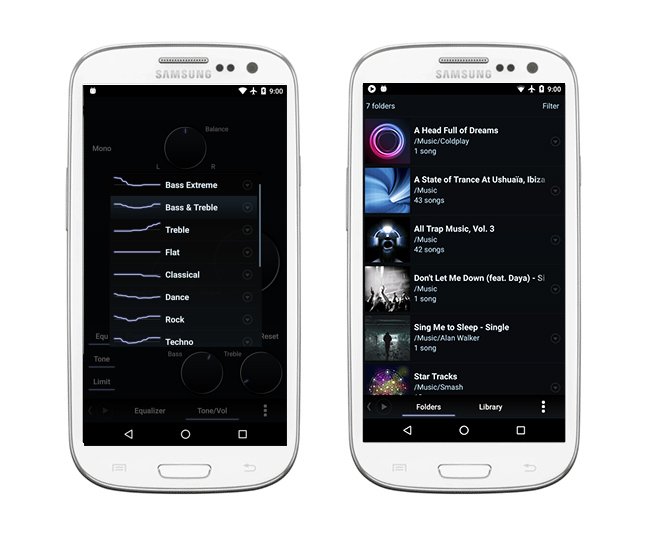 PowerAmp - плеер для музыки на андроид