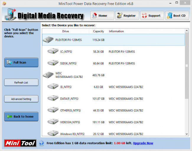 Power Data Recovery - инструмент для возврата файлов на sd картах смартфонов и планшетов